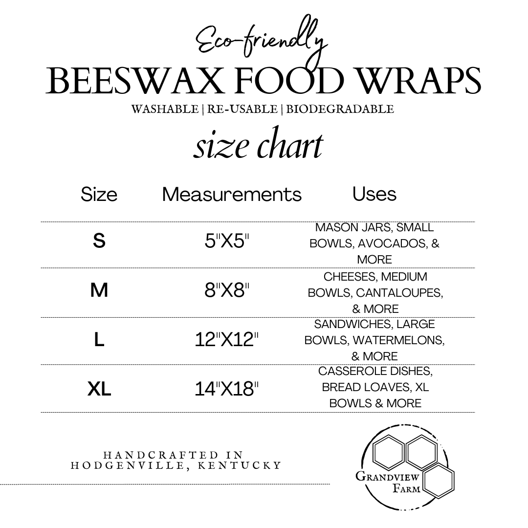 Beeswax Food Wraps - Bees & Blooms - Image 5