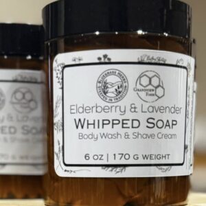 Elderberry & Lavender Whipped Soap