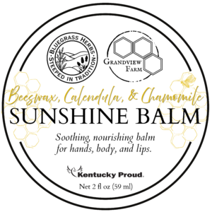 Beeswax, Calendula, & Chamomile Sunshine Balm